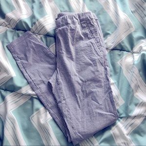 Pinstripe dress leggings